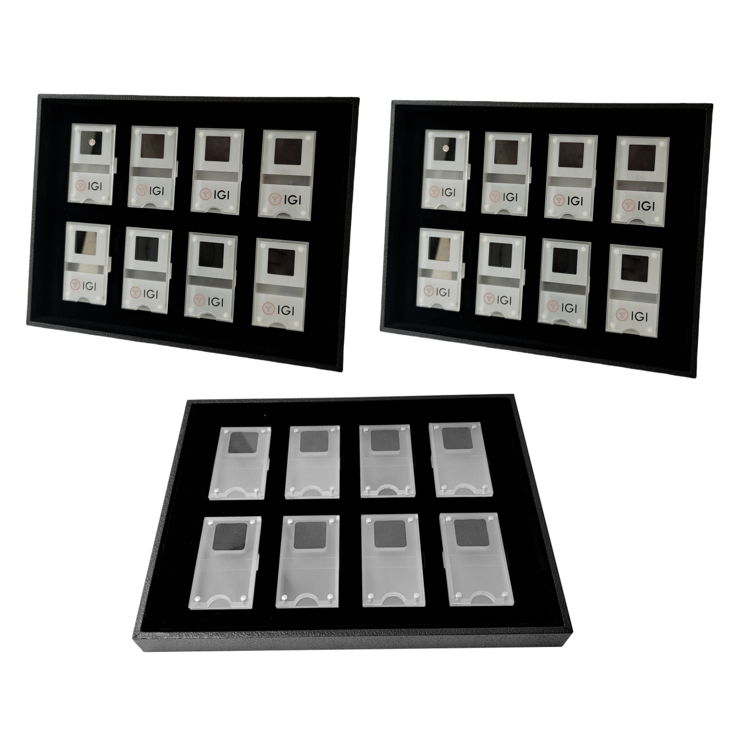 Exhibition Caseback - GIA فضفاض الماس تخزين صندوق عرض