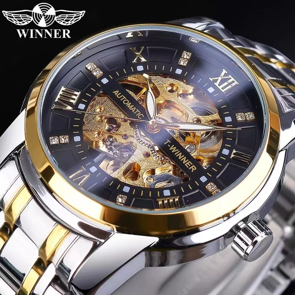 Luxury Watch Events - ساعة رجالية فاخرة أوتوماتيكية ميكانيكية -