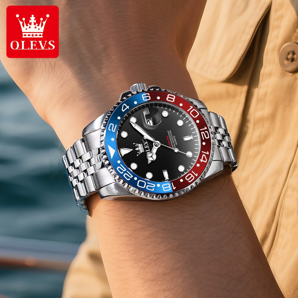 ساعة يد رجالية أصلية من OLEVS  - مراجعة Luxury Watch Brands وسعره