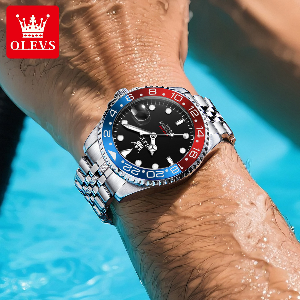 ساعة يد رجالية أصلية من OLEVS  - مراجعة Luxury Watch Brands وسعره