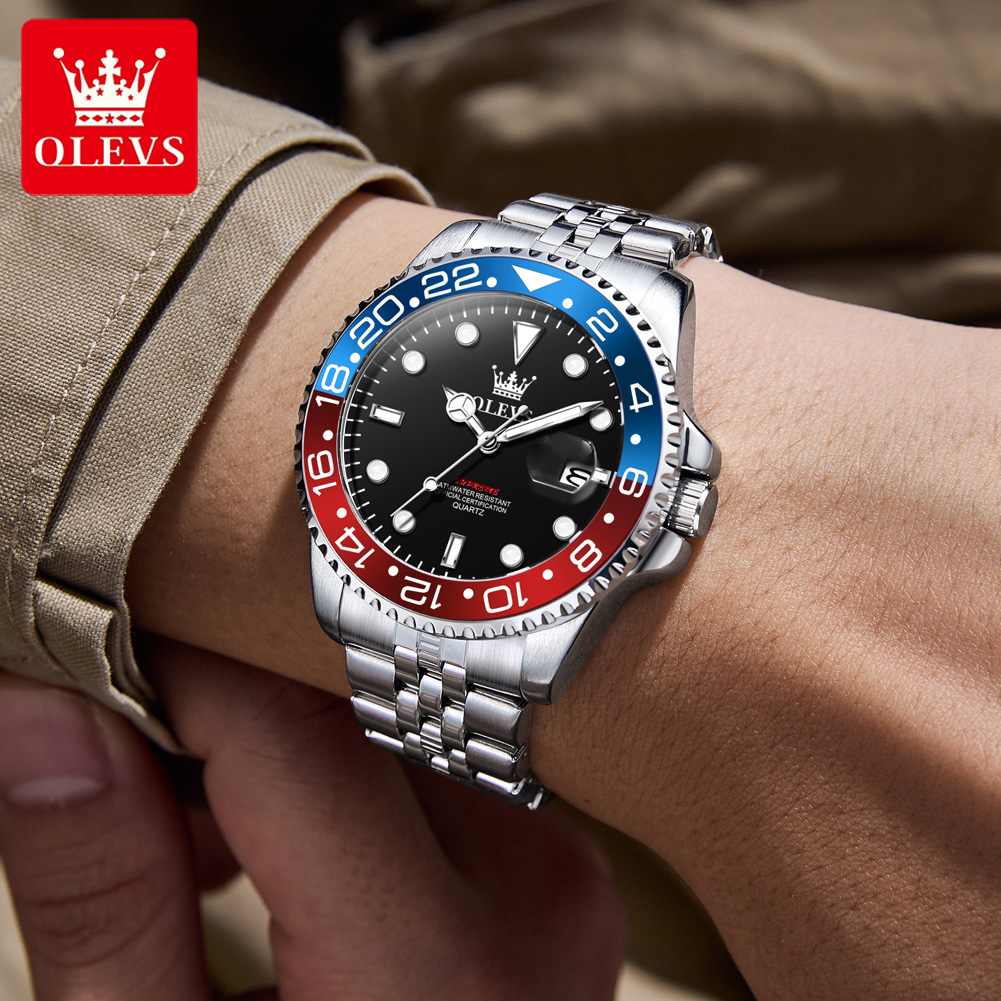 ساعة يد رجالية أصلية من OLEVS  - مراجعة Luxury Watch Brands وسعره