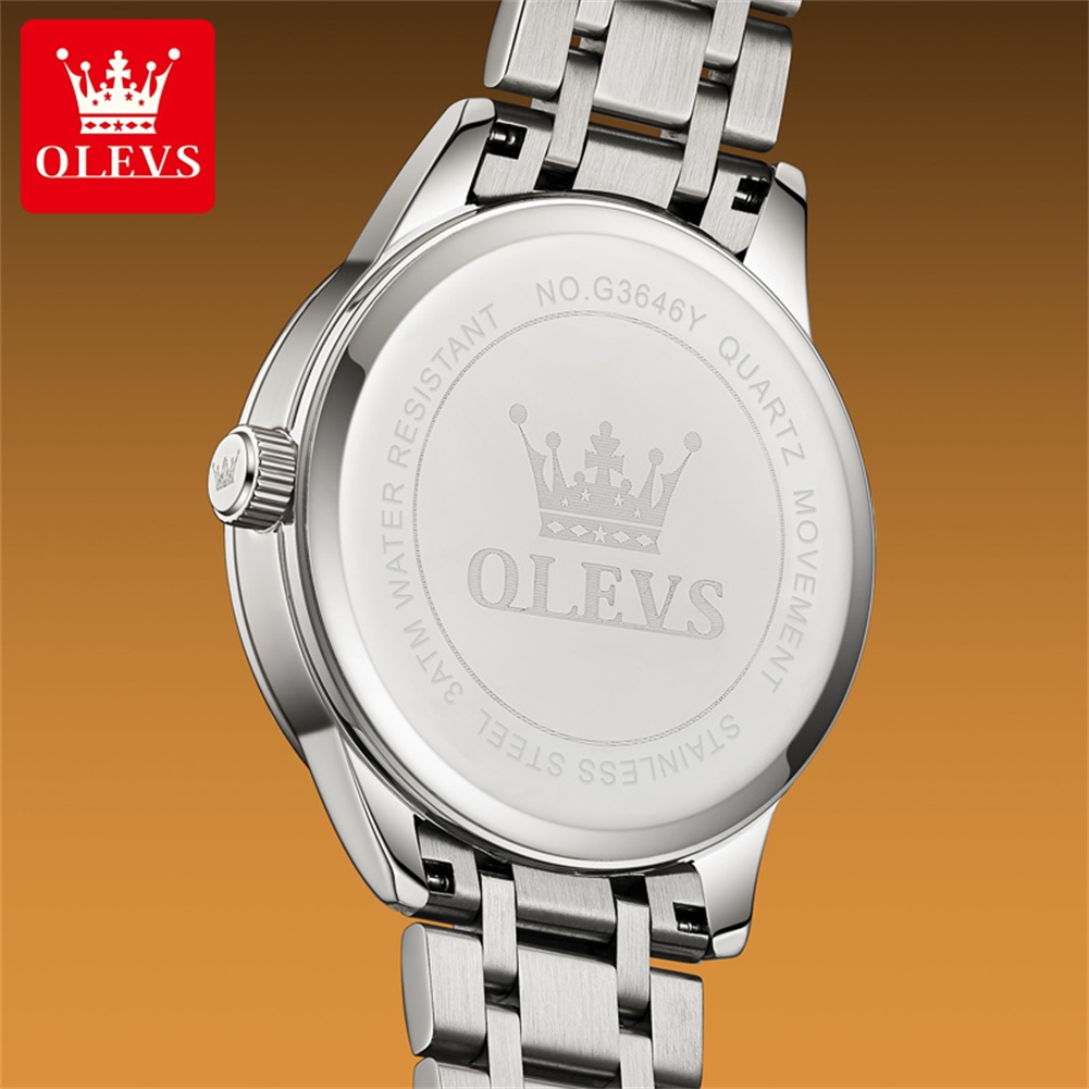 ساعات OLEVS Moon Phase للرجال  - مراجعة Luxury Watch Brands وسعره