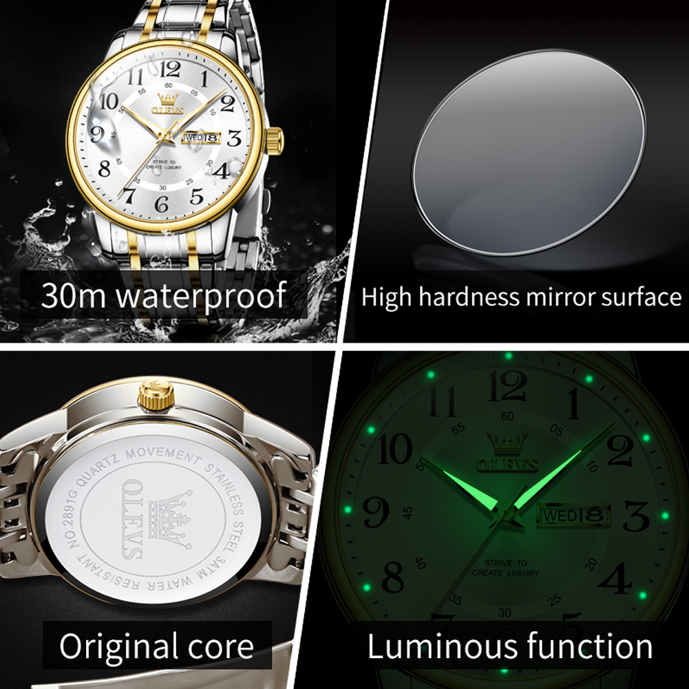 ساعات OLEVS كاجوال عصرية للرجا - مراجعة Luxury Watch Brands وسعره