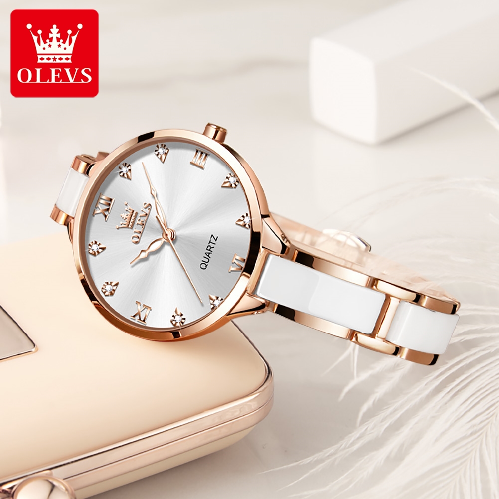OLEVS 5872 ساعات نسائية كوارتز - مراجعة Luxury Watch Brands وسعره