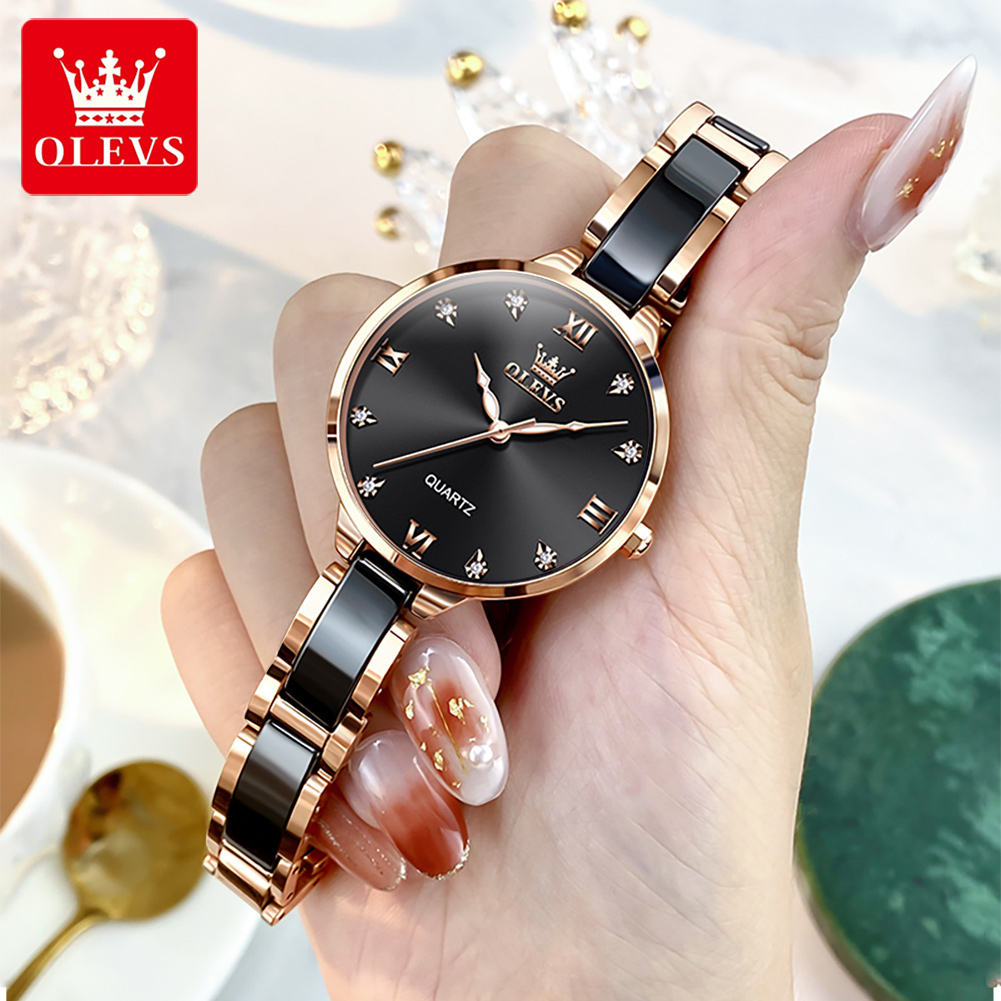 OLEVS 5872 ساعات نسائية كوارتز - مراجعة Luxury Watch Brands وسعره