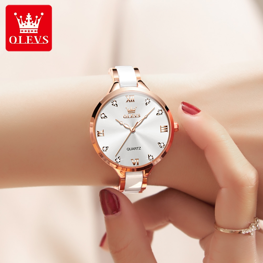 OLEVS 5872 ساعات نسائية كوارتز - مراجعة Luxury Watch Brands وسعره