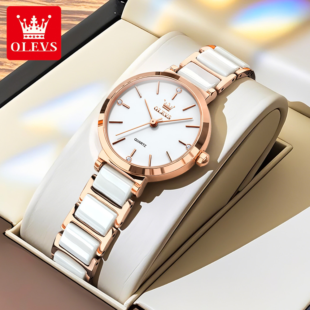 OLEVS ساعة نسائية 5877 ساعة كو - مراجعة Ladies Luxury Watch وسعره