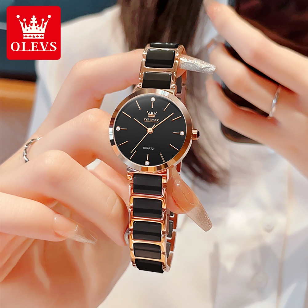 OLEVS ساعة نسائية 5877 ساعة كو - مراجعة Ladies Luxury Watch وسعره