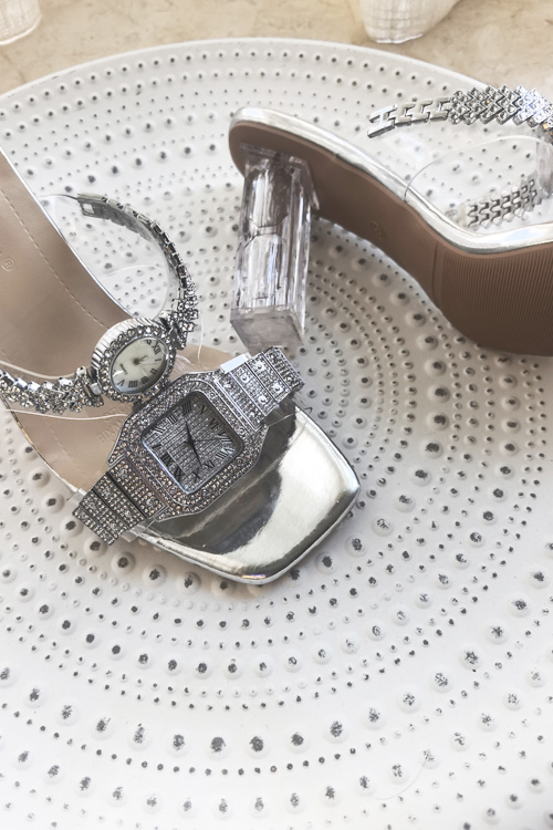 تصميم أصلي ساعة كريستال بكعب ع - مراجعة Luxury Women'S Watch وسعره
