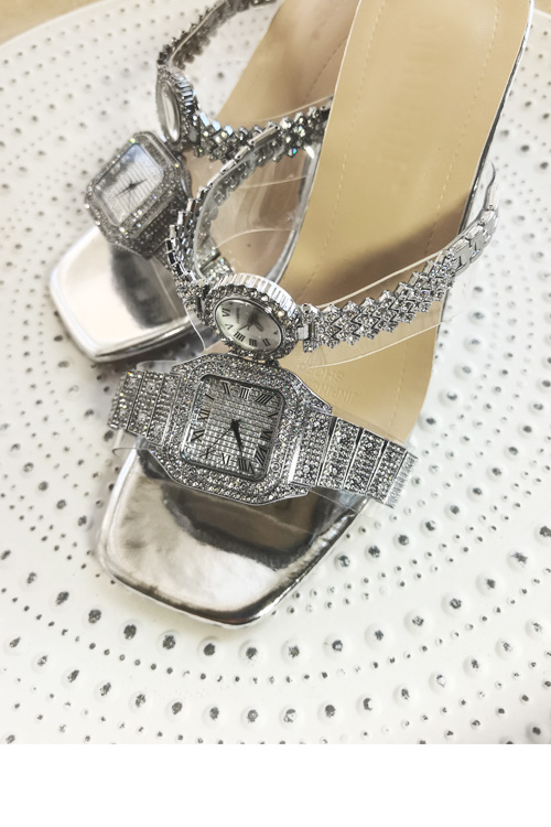 تصميم أصلي ساعة كريستال بكعب ع - مراجعة Luxury Women'S Watch وسعره