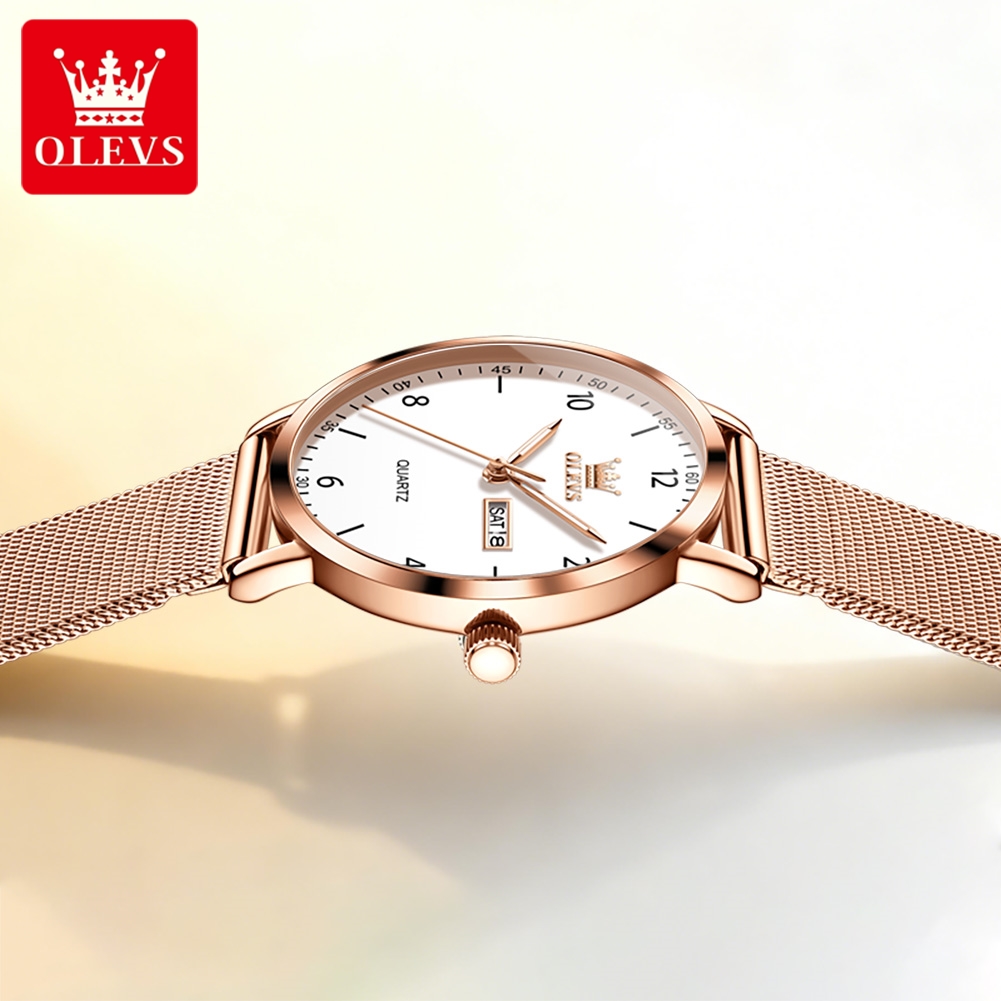 ساعات OLEVS 2996 النسائية الأص - مراجعة Luxury Watch Brands وسعره