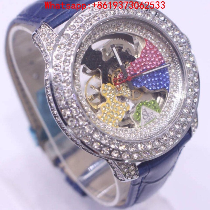 ساعة ميكانيكية فاخرة مرصعة بال - مراجعة Ladies Luxury Watch وسعره