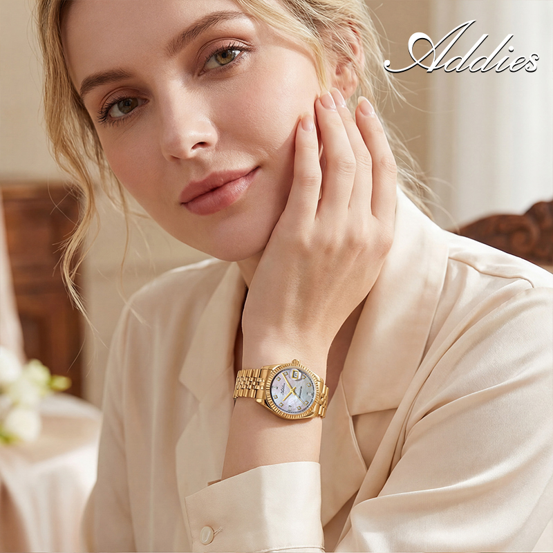 ساعات نسائية كوارتز من ADDIES  - مراجعة Luxury Women'S Watch وسعره