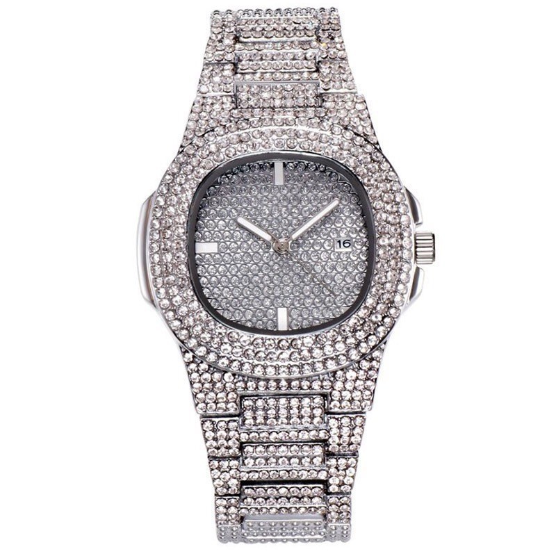 ساعة رجالية عصرية جديدة مرصعة  - مراجعة Luxury Watch Trading وسعره