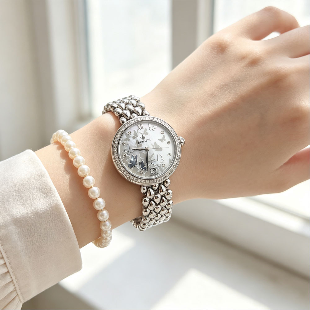 ساعة نسائية فاخرة بحركة ميكاني - مراجعة Ladies Luxury Watch وسعره